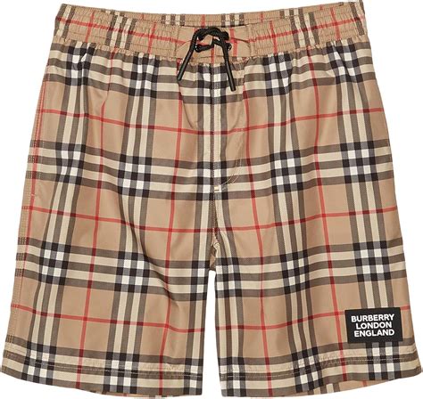 burberry swim trunks short|burberry boys checkered swim trunks.